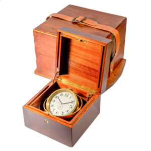 Swiss brass chronometer with 36 hour power reserve Circa 1920