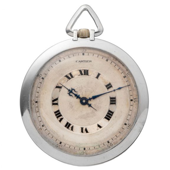Very thin French/Swiss platinum knife edged watch Circa 1930