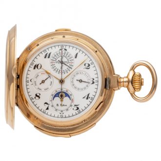 Swiss 14K gold repeater made for the Russian market Circa 1910