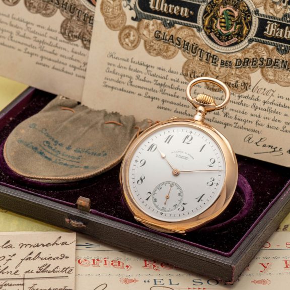 German 18K pink gold keyless pocket watch Circa 1900 German 18K pink gold keyless pocket watch Circa 1900