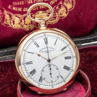 Swiss gold Chronometro Gondolo pocket watch Circa 1903