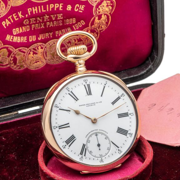 Swiss gold Chronometro Gondolo pocket watch Circa 1906