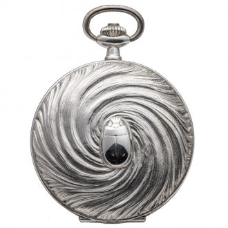 Unusual Swiss silver limited edition pocket watch Circa 1993