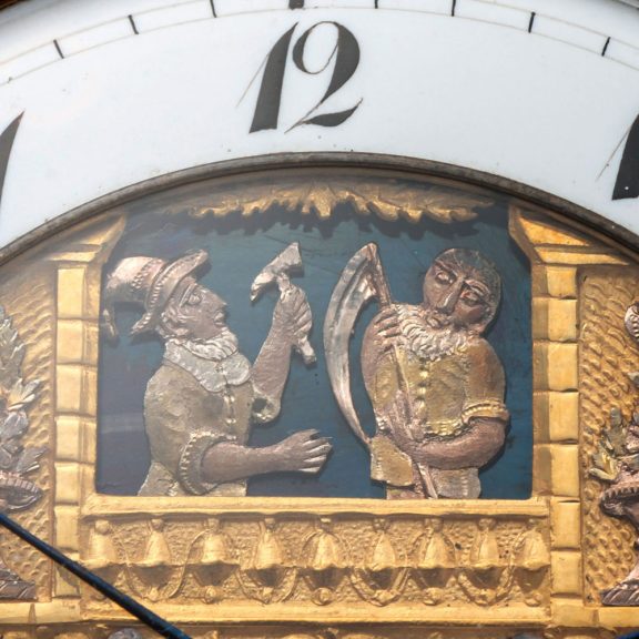 Swiss gold quarter repeating automaton watch Circa 1820 Swiss gold quarter repeating automaton watch Circa 1820