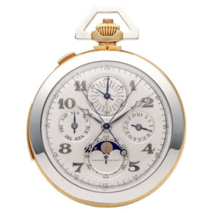 Important Swiss gold grande complication dress watch Circa 1923