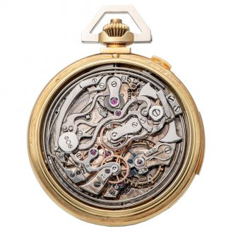 Important Swiss gold grande complication dress watch Circa 1923 Important Swiss gold grande complication dress watch Circa 1923