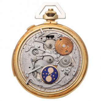 Important Swiss gold grande complication dress watch Circa 1923 Important Swiss gold grande complication dress watch Circa 1923