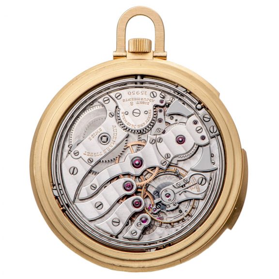 Slim Swiss 18 carat gold astronomic keyless dress watch Circa 1965 Slim Swiss 18 carat gold astronomic keyless dress watch Circa 1965