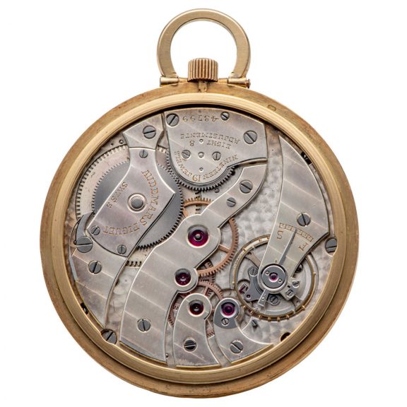 Swiss gold perpetual calendar keyless dress watch Circa 1953 Swiss gold perpetual calendar keyless dress watch Circa 1953