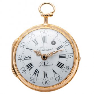 Early French 18 carat gold Louis XV pocket watch Circa 1762