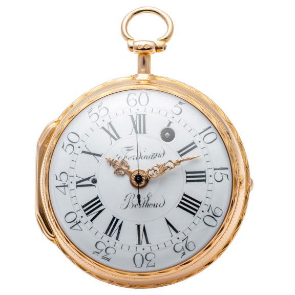 Early French 18 carat gold Louis XV pocket watch Circa 1762