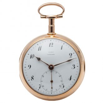 English gold cased Arnold spring detent chronometer Circa 1802