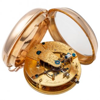 English gold cased Arnold spring detent chronometer Circa 1802