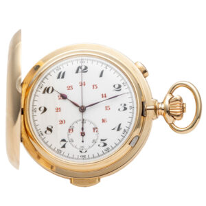 Swiss 14K gold minute repeating chronograph Circa 1900