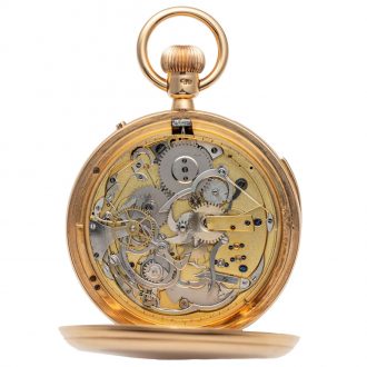 English gold repeater with 34 hour power reserve Circa 1881