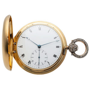 Swiss gold and diamond set pocket chronometer Circa 1820