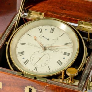 English brass 56h going deck marine chronometer Circa 1860