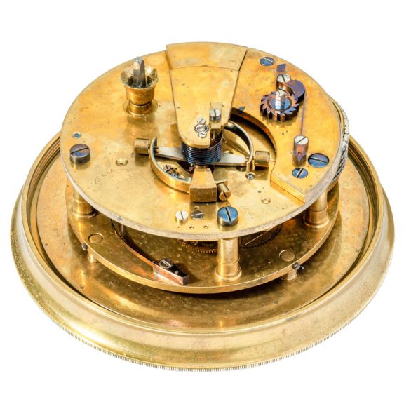 English brass 56h going deck marine chronometer Circa 1860 English brass 56h going deck marine chronometer Circa 1860