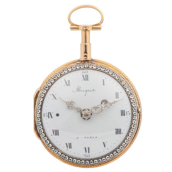 French gold quarter repeating verge pocket watch Circa 1780 French gold quarter repeating verge pocket watch Circa 1780
