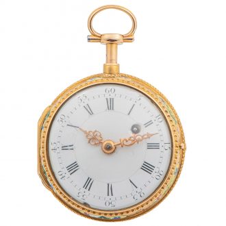 French gold quarter repeater à toc pocket watch Circa 1770