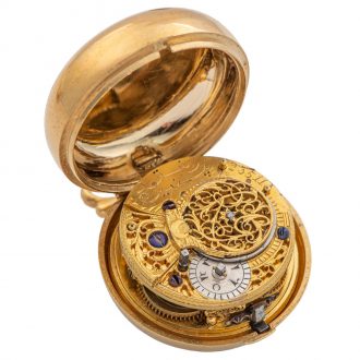 English gilt metal verge made for the Turkish market Circa 1820