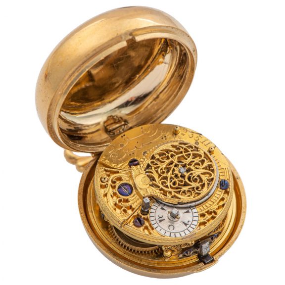 English gilt metal verge made for the Turkish market Circa 1820 English gilt metal verge made for the Turkish market Circa 1820