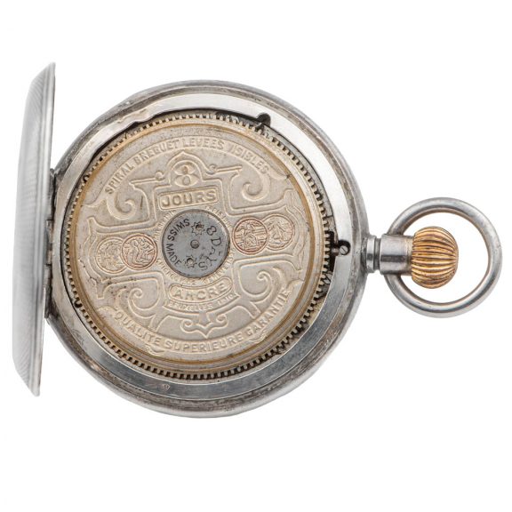 Swiss silver hunter made for the British market Circa 1910 Swiss silver hunter made for the British market Circa 1910