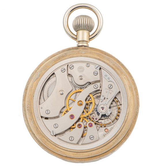 Swiss stainless steel keyless winding deck watch Circa 1942 Swiss stainless steel keyless winding deck watch Circa 1942
