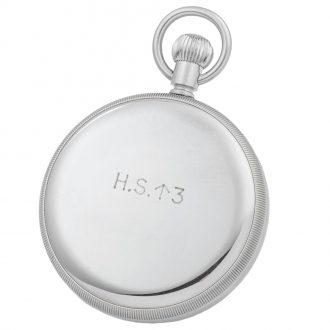 Swiss stainless steel center seconds deck watch Circa 1940
