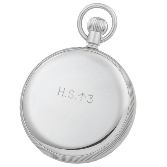 Swiss stainless steel center seconds deck watch Circa 1940 Swiss stainless steel center seconds deck watch Circa 1940