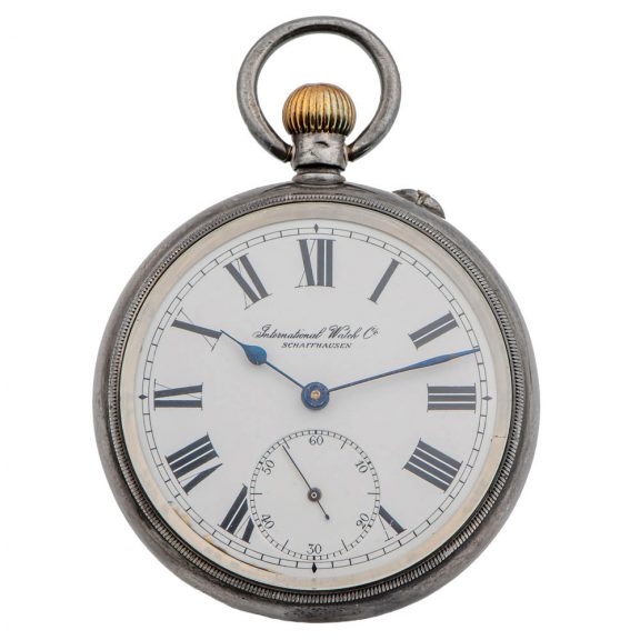Swiss silver water-resistant keyless pocket watch Circa 1902