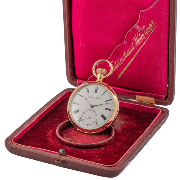 Fine Swiss pink gold open faced pocket watch Circa 1905 Fine Swiss pink gold open faced pocket watch Circa 1905