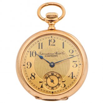Small Swiss 14 carat gold lever lady's pedant watch Circa 1906