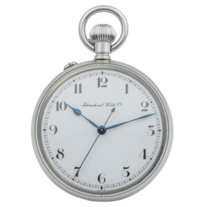 Swiss stainless steel center seconds deck watch Circa 1917