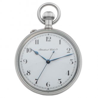 Swiss stainless steel center seconds deck watch Circa 1917