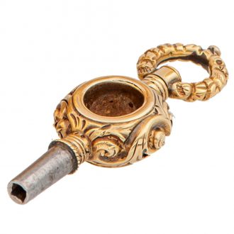 English 18K gold quarter repeating duplex pocket watch Circa 1863