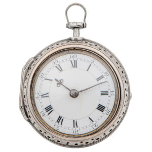 English silver quarter repeating verge pocket watch Circa 1700