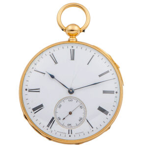 Fine Swiss 18 carat gold quarter repeating pocket watch Circa 1860