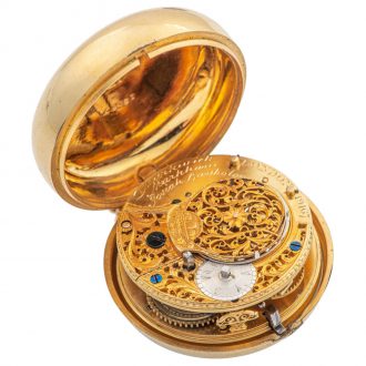 English triple cased verge for the Ottoman market Circa 1800