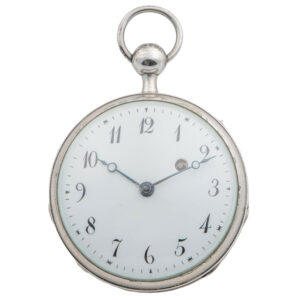 Swiss silver quarter repeating Empire pocket watch Circa 1800