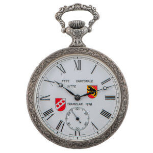 Swiss silvered special edition pocket watch Circa 1978