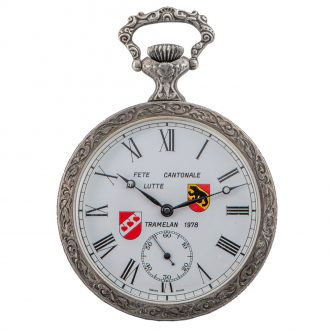 Swiss silvered special edition pocket watch Circa 1978 Swiss silvered special edition pocket watch Circa 1978