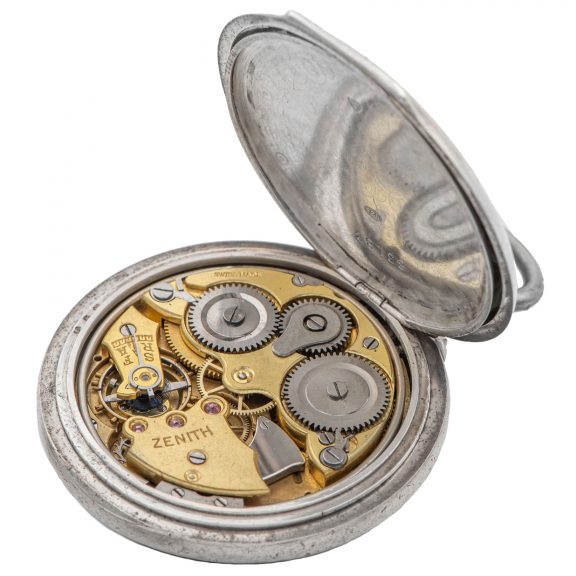Large Swiss silver open faced lever pocket watch, Circa 1920 Large Swiss silver open faced lever pocket watch, Circa 1920