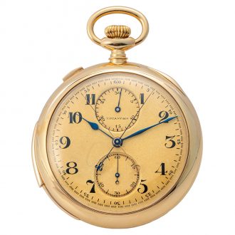 Swiss 18K gold minute repeating chronograph Circa 1910