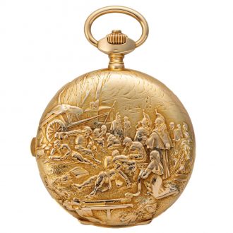 Swiss excellent 18K gold medical chronograph Circa 1913