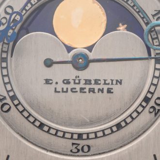 Swiss 18 carat white gold complicated lever watch Circa 1912