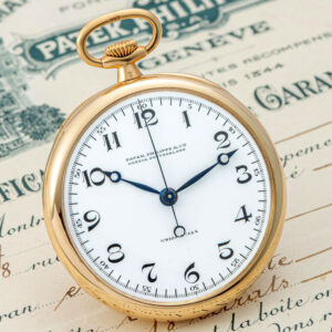 Swiss gold dress watch made for the Hispanic market Circa 1927
