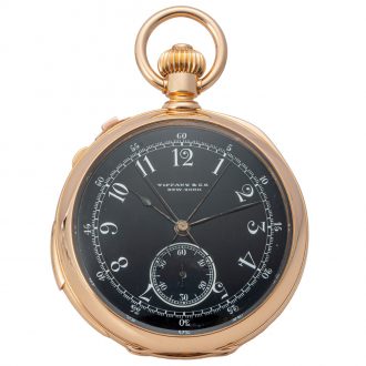 American 18K gold split seconds chronograph Circa 1885