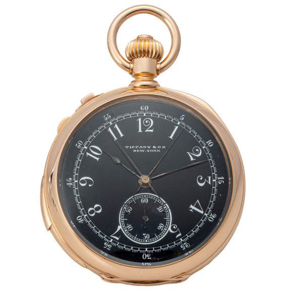 American 18K gold split seconds chronograph Circa 1885