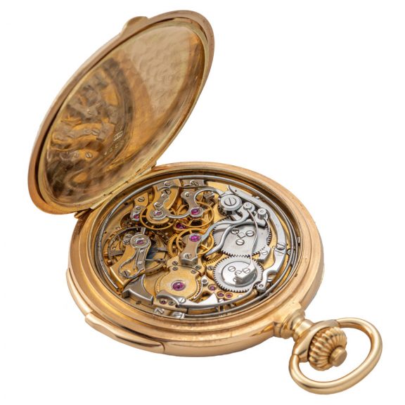 Swiss gold astronomical repeating lever pocket watch Circa 1910 Swiss gold astronomical repeating lever pocket watch Circa 1910